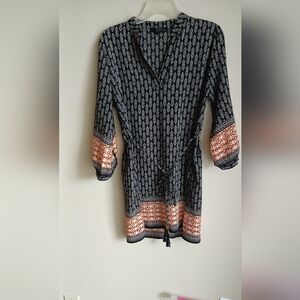 Sweet Wanderer women's Med V Neck 3/4 Sleeve dress Boho